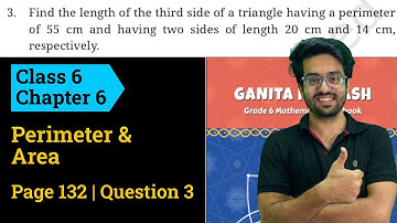 Class 6 | Chapter 6 | Question 3 | Perimeter and Area | Page 132 | Ganita Prakash | Figure it Out