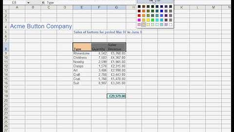 Homestudy UK - Excel 2003/XP Borders and Shading