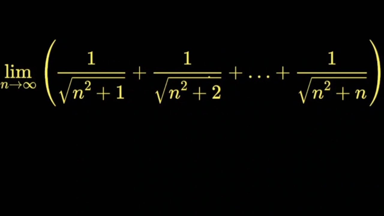 What is the value of this limit ?