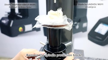 Installation video of Electric Rockwell hardness tester