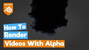 Blender Tutorial: How to Render Videos with Alpha Transparency (Quick Tip)