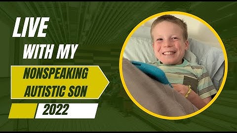 Chatting with my Nonspeaking Autistic Son Using his AAC Device While I give Updates Live From 2022