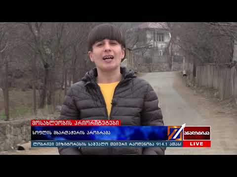 მოსახლეობის პრიორიტეტები - სოფლის მხარდაჭერის პროგრამა