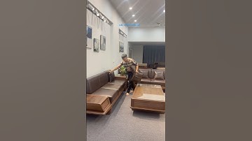 SOFA GỖ ÓC CHÓ CAO CẤP-SOFA GỖ TỰ NHIÊN-SOFA GÓC L(kết hợp da bò tụe nhiên)#sofagooccho#noithatgo