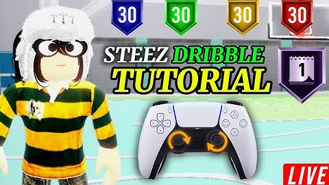 The ultimate Playground basketball Glitchy dribble tutorial😍