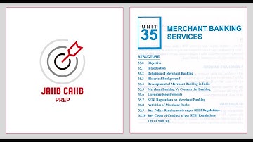 Merchant Banking Services : JAIIB May 2025 IE & IFS Module D Unit 35 | Imp. MCQs & Cases |Mahesh Sir