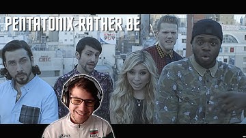 Reacting To Pentatonix - Rather Be (Clean Bandit Cover) (Official Video)!!!