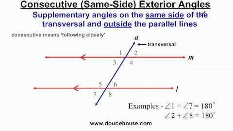 Angle Relationships with Parallel Lines - Part 2
