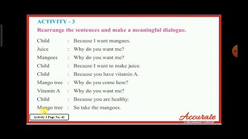 std 8 English sem 2 unit 4 activity 3