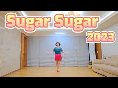 Sugar Sugar 2023 linedance / 슈가슈가 라인댄스 / Easy Beginner / 초급 라인댄스 / 팝송라인댄스 / 맘영 라인댄스