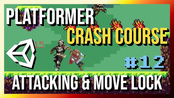 Attack Animation and Movement Lock - 2D Platformer Crash Course in Unity 2022 (Part 12)