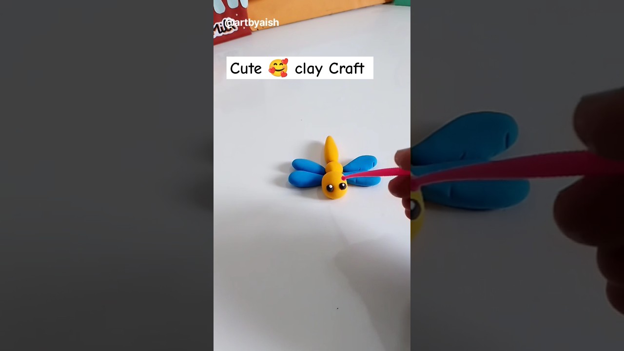 Easy Clay art for kids✨Clay art for beginners 
