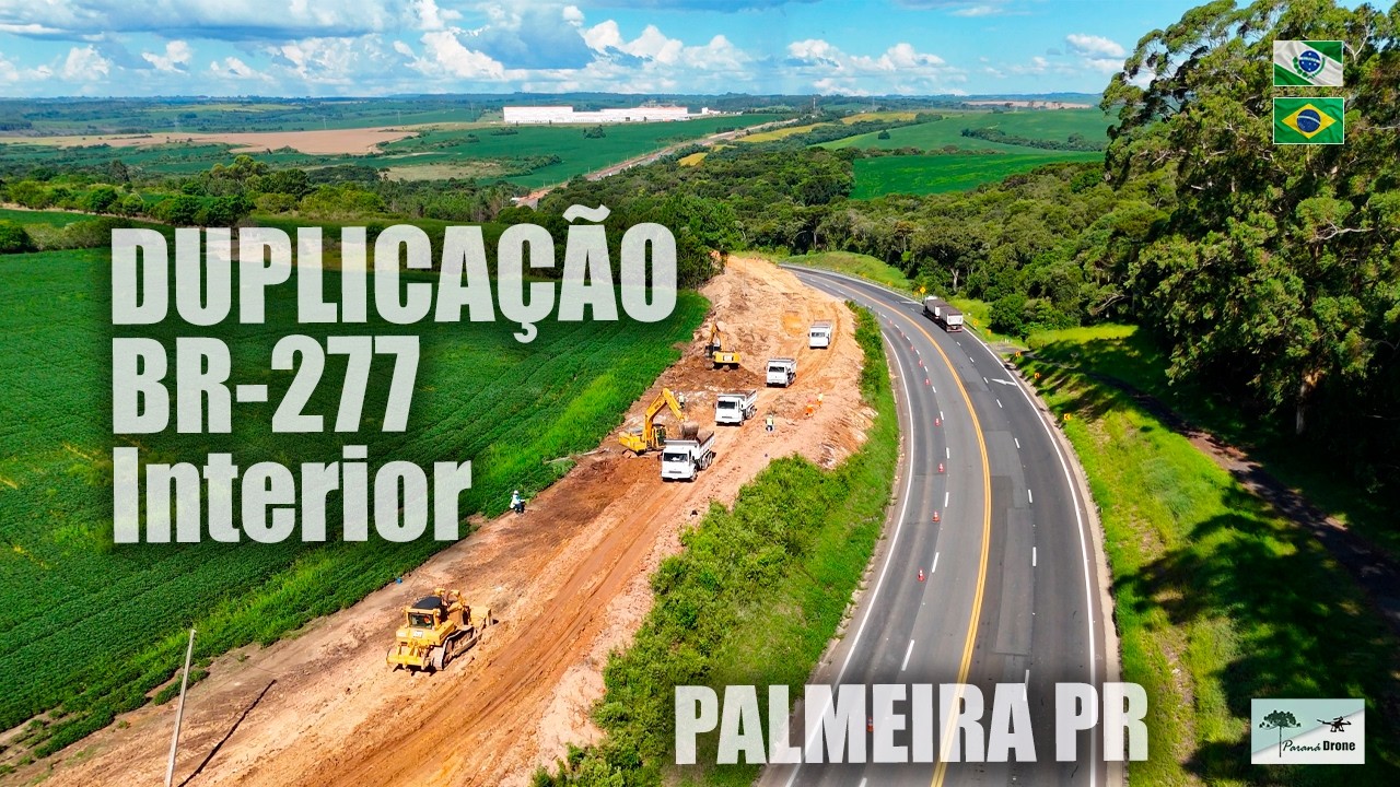 Como estão as Obras da BR-277 na região de Palmeira PR