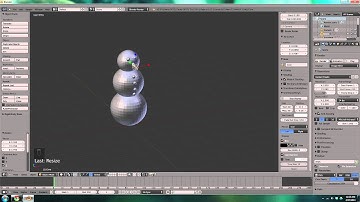 Blender - Building a Snowman