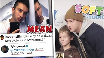 Tyler Joseph Online VS In real life... (he