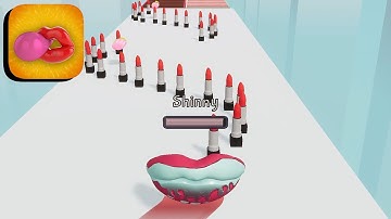 Lip Runner Gameplay 💋💄💋 All Levels 3-4