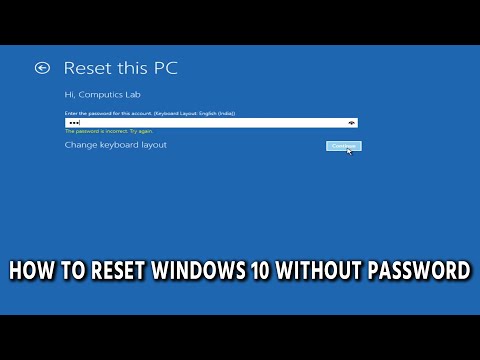 How to Factory Reset Windows 10 Without Password | Reset windows 10 | Buy One Get One Free | 2021