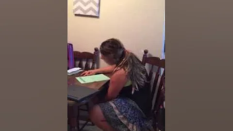 How my daughter studies