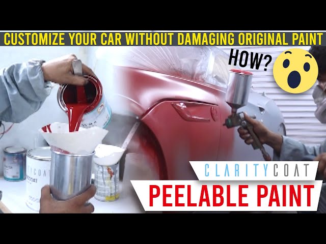 Change The Color Of Your Car With Peelable Paint