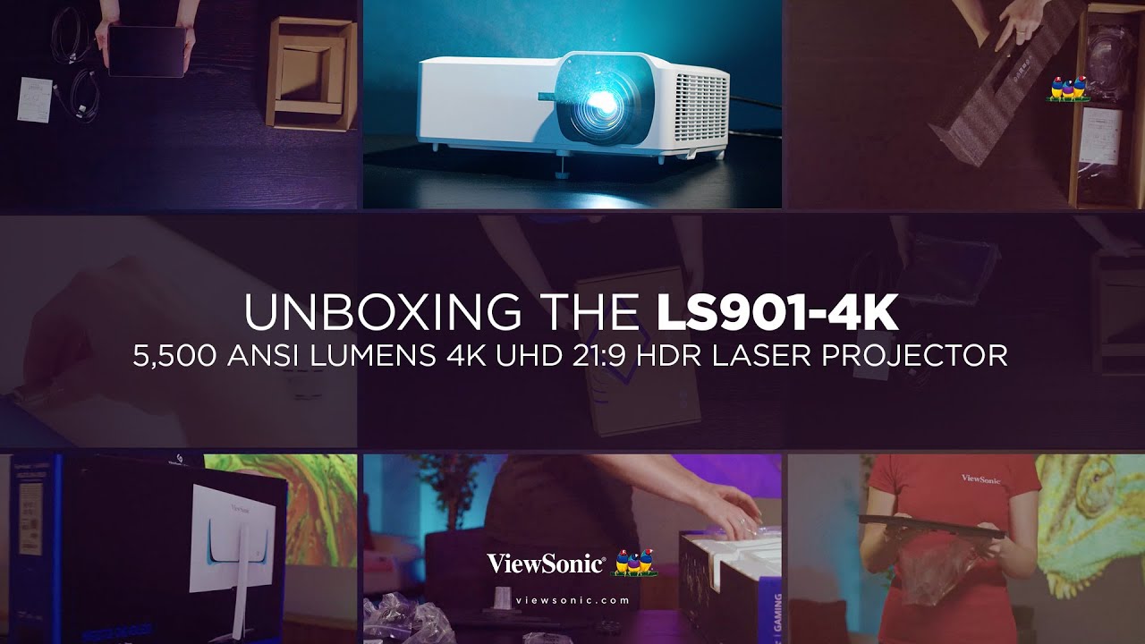 Unboxing the LS901-4K 5,500 ANSI Lumens 4K UHD 21:9 HDR Laser Projector