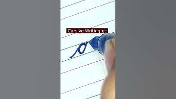 How to write small letter gc | Cursive writing a to z #cursivewriting #handwriting  #shorts