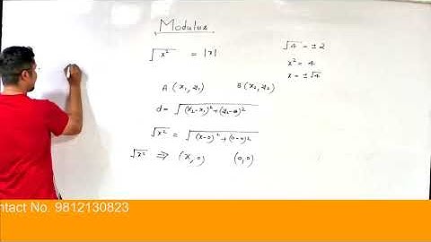 Why Modulus is always positive??... 😎😎