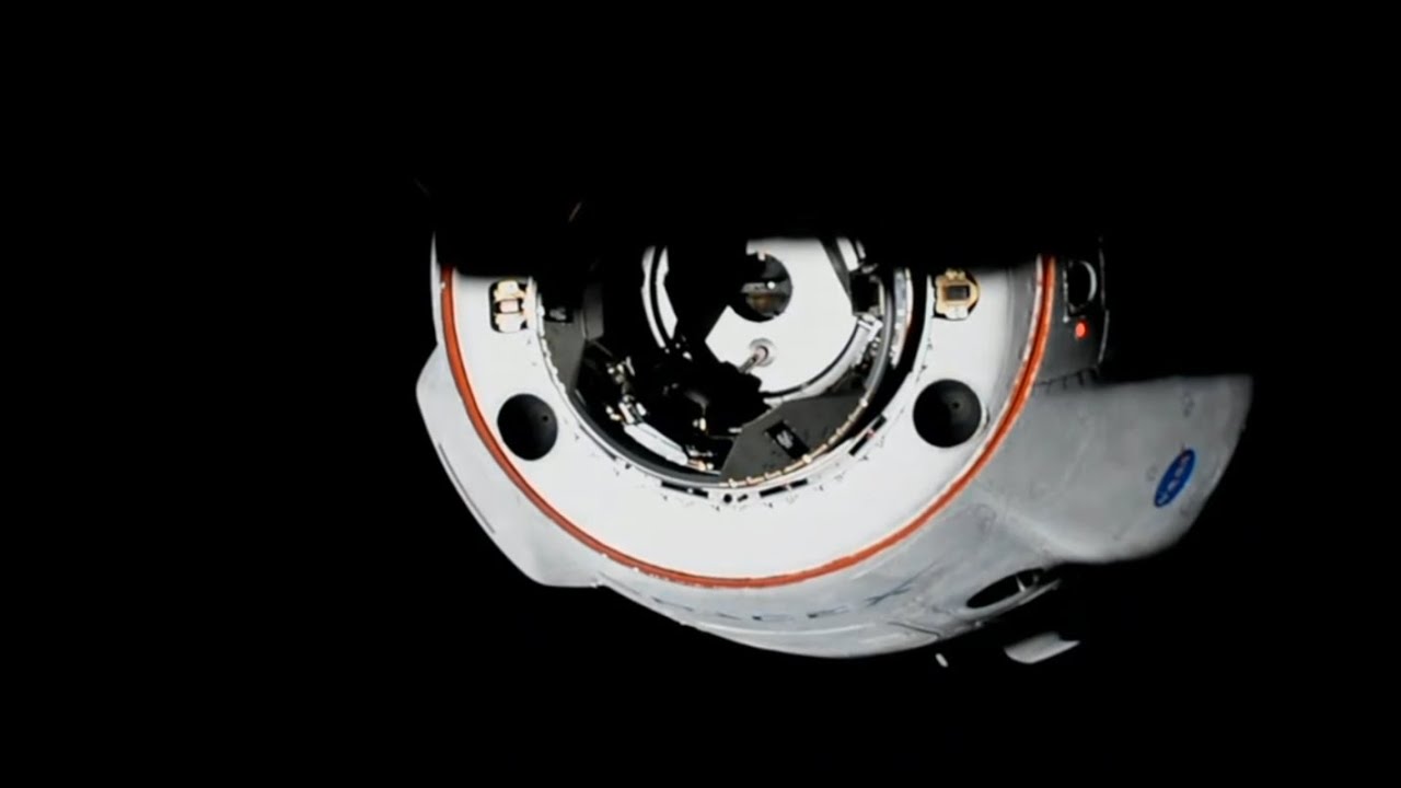 SpaceX Dragon Docking, with Time from Han zimmer 