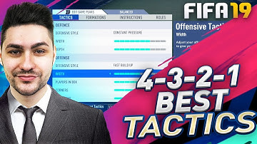 FIFA 19 AFTER PATCH BEST FORMATION 4-3-2-1 TUTORIAL - BEST TACTICS & INSTRUCTIONS / 4-3-2-1 GUIDE