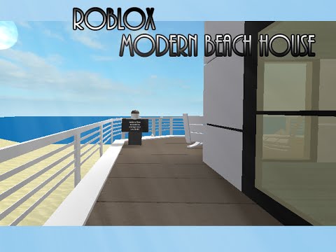Roblox Modern Beach House Studio Speed Build - 