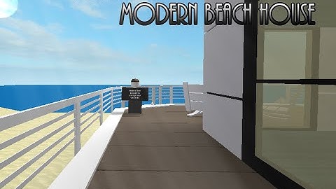 Roblox | Modern Beach House  - Studio Speed Build