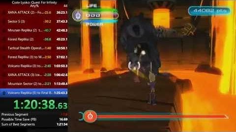Code Lyoko: Quest for Infinity Any% Speedrun in 1:23:52