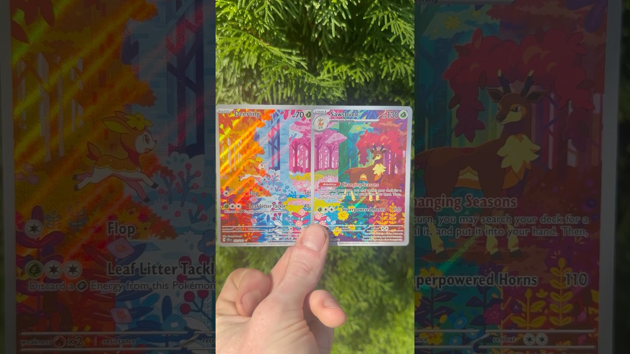 Deerling is evolving…Sawsbuck 