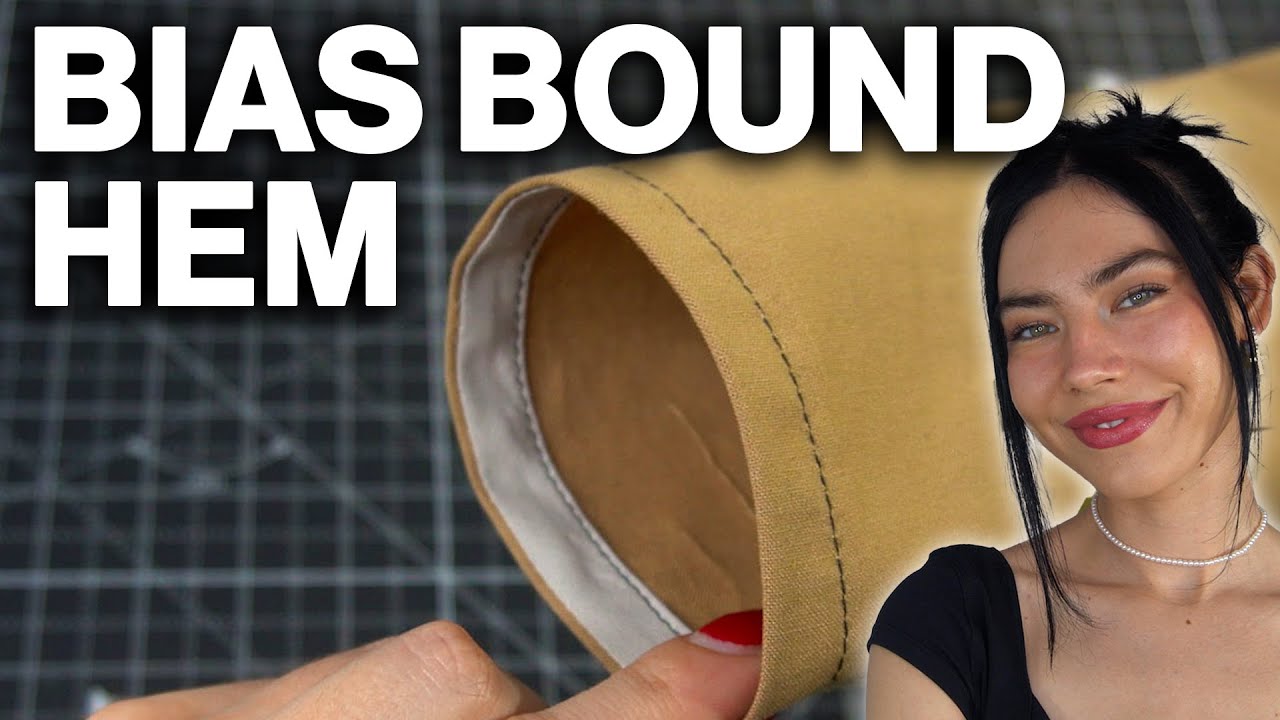 Как сшить косую бейку по низу изделия {Урок шитья}