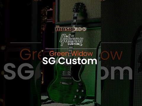 You’ve never seen a Gibson SG like this Green Widow! #gibsonguitars #gibsonsg