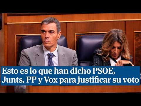PSOE, Junts, PP y Vox justifican sus votos a la vivienda: "Lo que hacen es alimentar la mentira"