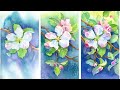 HOW TO PAINT WATERCOLOR BACKGROUNDS 🎨  3 Tips + 3 Exercises