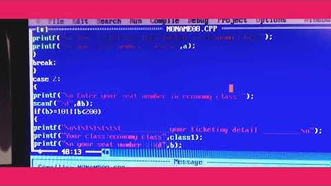 project of the train reservation ticket booking in c language programming train tickets booked