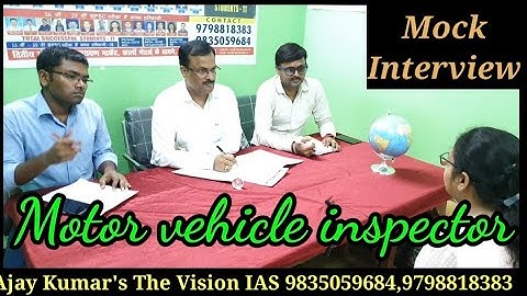 |BPSC| MVI| mock interview| Smriti Sagar| The Vision IAS| Ajay Kumar| Expert Team|