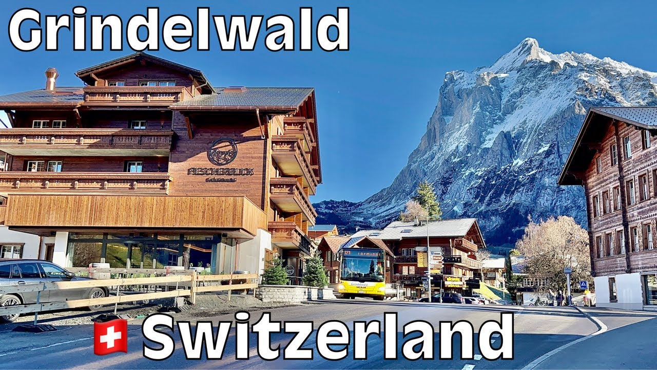 GRINDELWALD | BEAUTIFUL SWISS VALLEY WALKING TOUR 2023 | SWITZERLAND 4k HDR