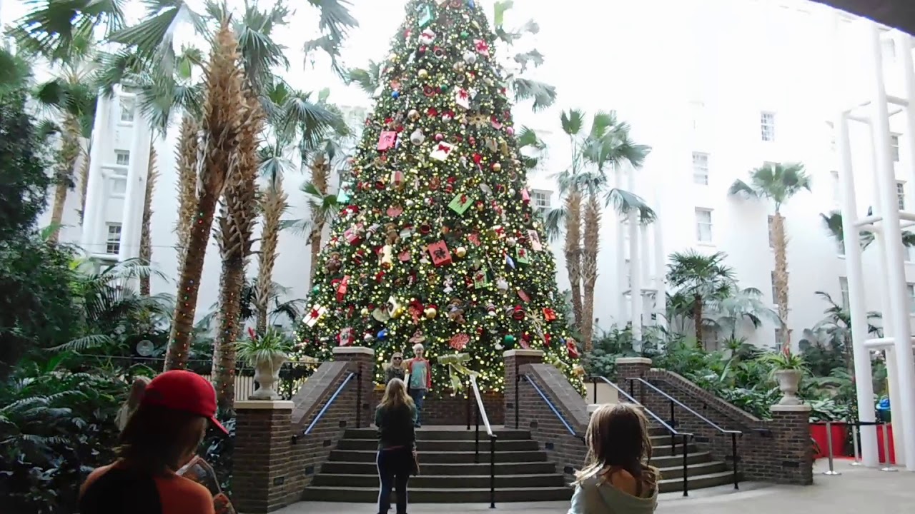 Opryland Hotel Checking out their big Christmas tree YouTube