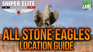 Sniper Elite Resistance All Stone Eagle Locations Guide - Spread Your Wings Trophy / Achievement