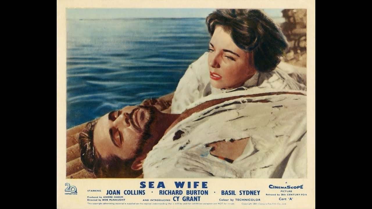 🎬🌊 Sea Wife (1957) 💋 Joan Collins & Richard Burton’s Fiery Chemistry 🔥👑