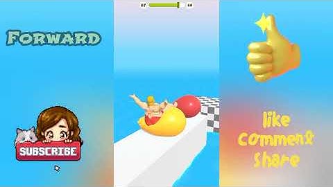 Forward vs Reverse Gaming in Squeezy Girl Race | All Levels Gameplay