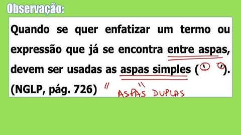 Aspas duplas e Aspas simples