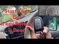 How to start push button car if battery dead  how to change car key battery  smart key battery die