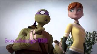 Tmnt 2012 Donnie & April - Ooh La La
