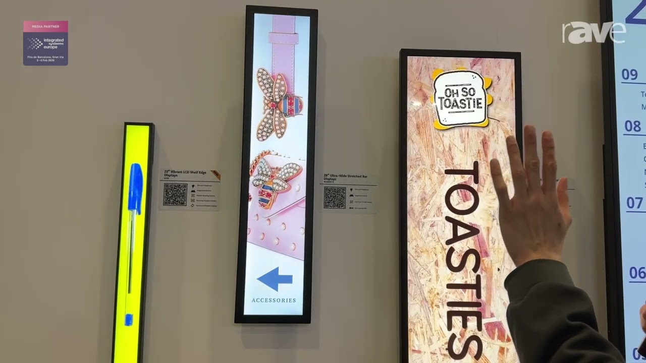 ISE 2026: Allsee Technologies Demonstrates Ultra Wide Stretched Bar Displays