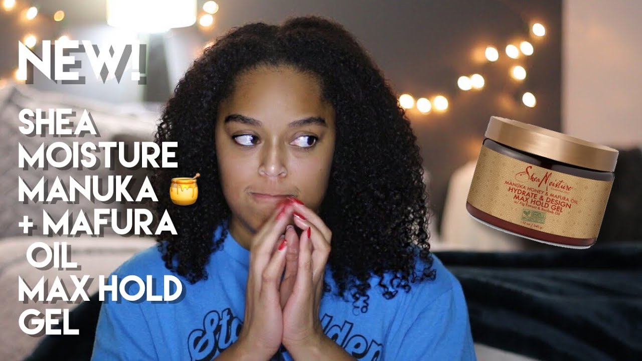 NEW! SHEA MOISTURE MANUKA HONEY & MAFURA OIL MAX HOLD GEL | Demo + Review | Danielle Renée - YouTube