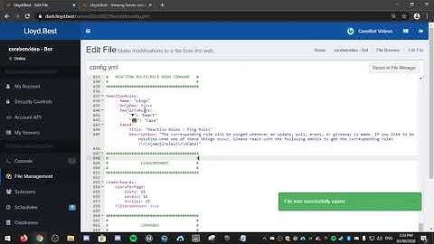 CoreBot ReactionRoles