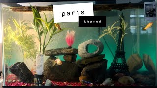 Paris Theme Fish Tank